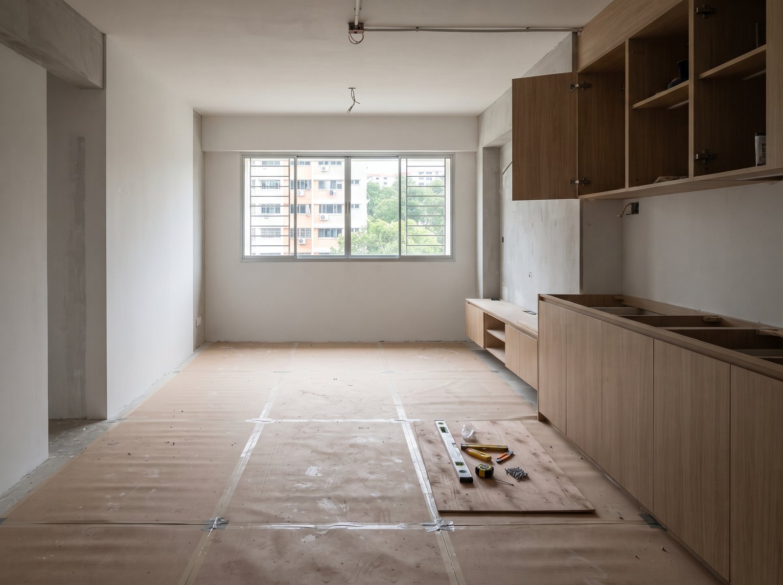 Renovation site works
